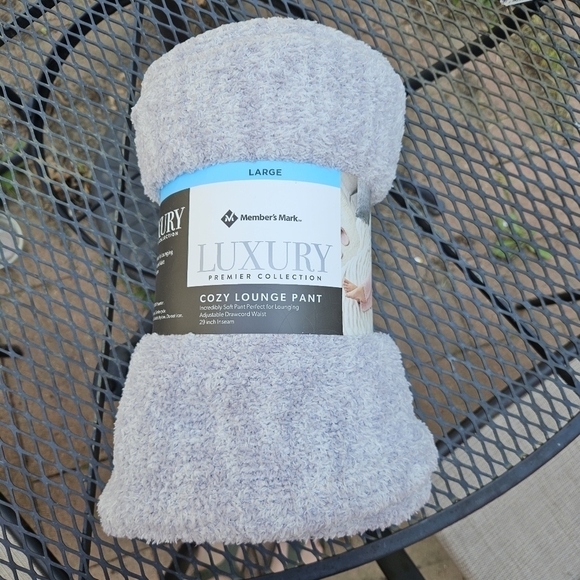 Member's Mark Pants - NWT Member's Mark Cozy Lounge Pant gray fleece large